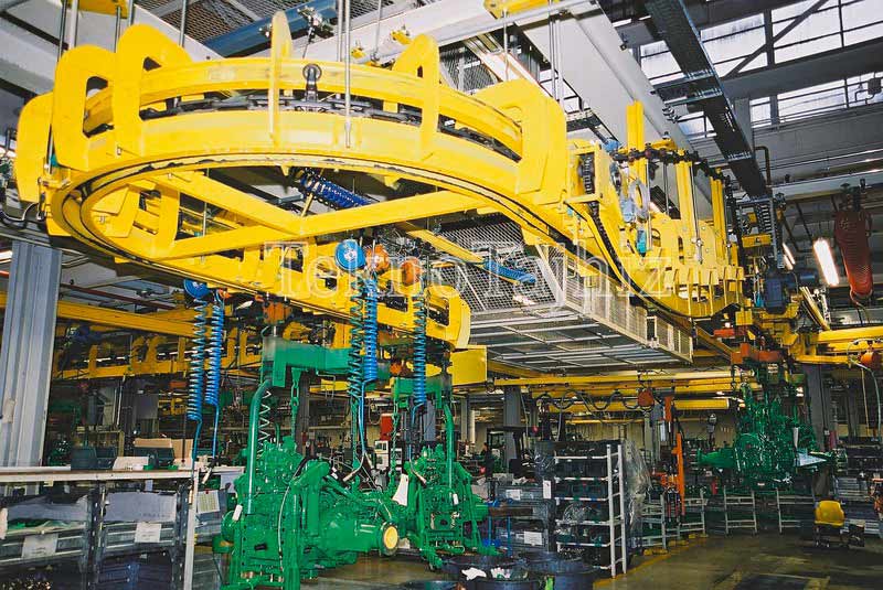 power-and-free-conveyor-teknotajhiz کاربردهای صنعتی کانوایر Power & Free
