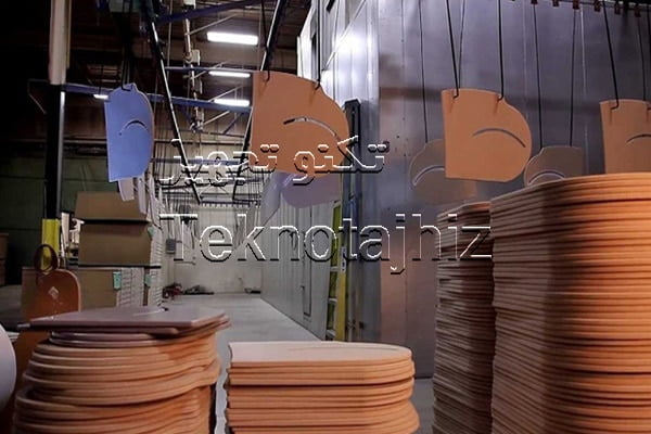 تولید کننده خط رنگ مبلمان فروش و تعمیر قطعات خط رنگ صنایع چوبی